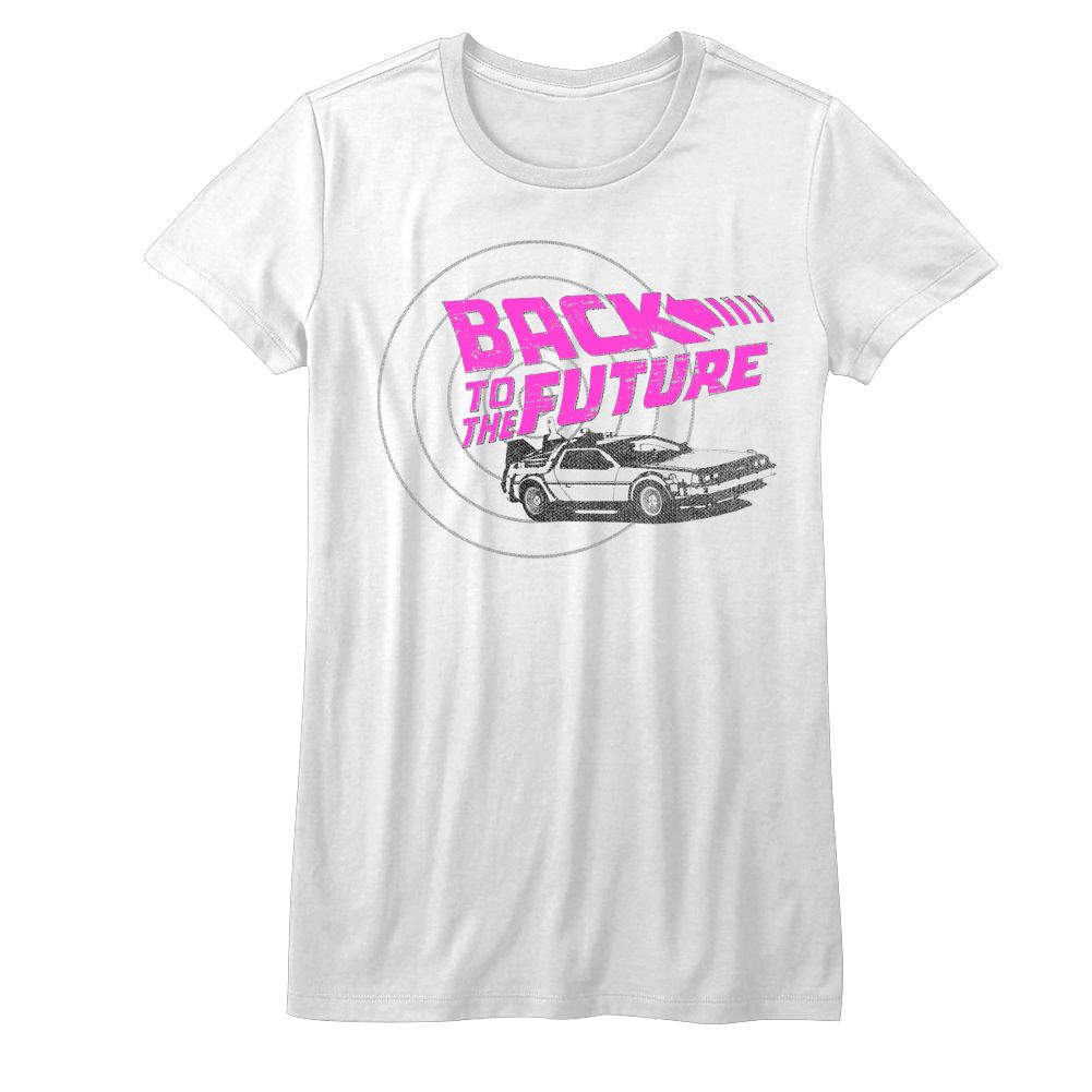 Back to the Future Ladies T-Shirt - Checkers