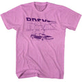 Neon purple heather Back to the Future t-shirt featuring Back to the Future Future Purple design