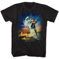 Black Back to the Future t-shirt featuring Back to the Future poster design