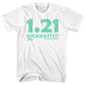 White Back to the Future t-shirt featuring Back to the Future Big Gig Enchantment Under The Sea design