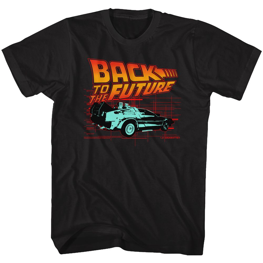 Black Back to the Future t-shirt featuring Back to the Future It'll Be design