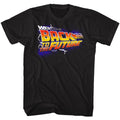 Black Back to the Future t-shirt featuring Back to the Future WBS design