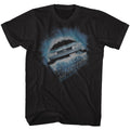 Black heather Back to the Future t-shirt featuring Back to the Future quote design