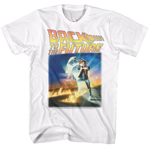 White Back to the Future t-shirt featuring Back to the Future This Time design