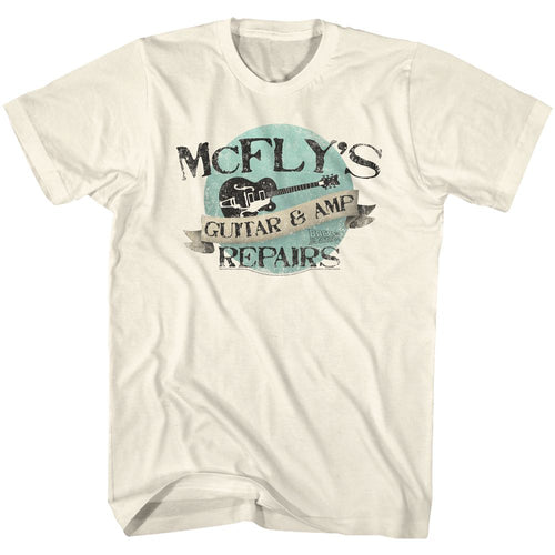 Natural Back to the Future t-shirt featuring Back to the Future Pairs Again Marty And Doc design