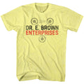 Yellow heather Back to the Future t-shirt featuring Back to the Future Doc Brown Who Dat design
