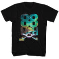 Black Back to the Future t-shirt featuring Back to the Future Galactic Speed design