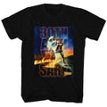 Black Back to the Future t-shirt featuring Back to the Future 30th Anniversary design