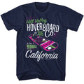 Navy Back to the Future t-shirt featuring Back to the Future HoverCo design