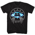 Black Back to the Future t-shirt featuring Back to the Future Speedometer 88 MPH design