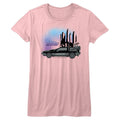 White Back to the Future t-shirt featuring Back to the Future Nyooooom design