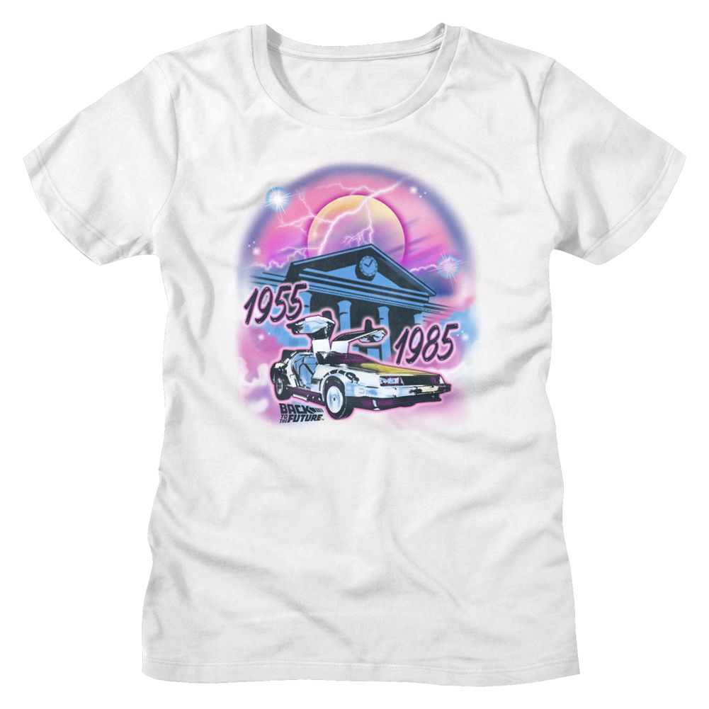 Back to the Future Ladies T-Shirt - Airbrush
