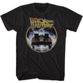 Black Back to the Future t-shirt featuring Back to the Future Back To The Back design