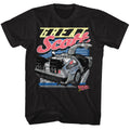 Black Back to the Future t-shirt featuring Back to the Future Great Scott design
