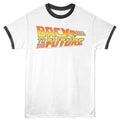 Back to the Future Ringer T-Shirt - Worn Logo
