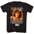 Black Back to the Future t-shirt featuring Back to the Future Mama McFly design