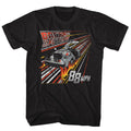 Black Back to the Future t-shirt featuring Back to the Future Streak To The Future design