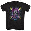 Black Back to the Future t-shirt featuring Back to the Future Flux Capacitor design