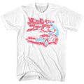 White Back to the Future t-shirt featuring Back to the Future Future Japan design