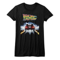 Back to the Future Ladies T-Shirt - Tail Lights