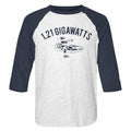 Back to the Future 3/4 Raglan - 1.21 Gw