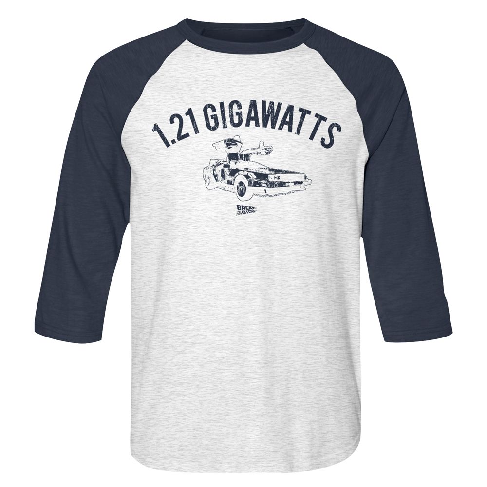 Back to the Future 3/4 Raglan - 1.21 Gw