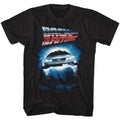 Black Back to the Future t-shirt featuring Back to the Future single-word title design