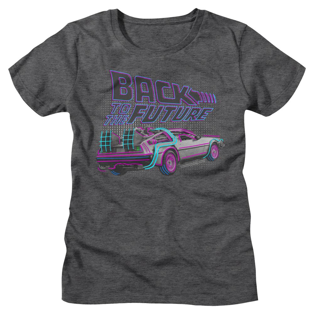 Back to the Future Ladies T-Shirt - High Lights