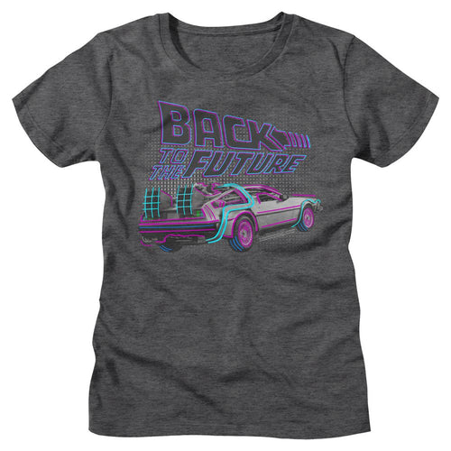 Back to the Future Ladies T-Shirt - High Lights