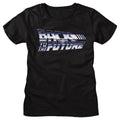 Back to the Future Ladies T-Shirt - Chrome to the Future