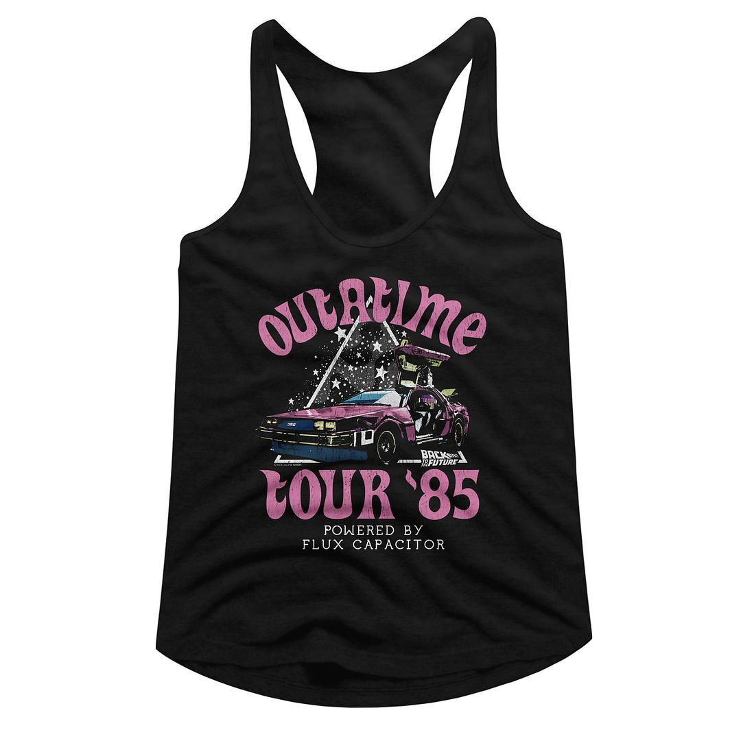 Back to the Future Ladies Racerback - Star Triangle