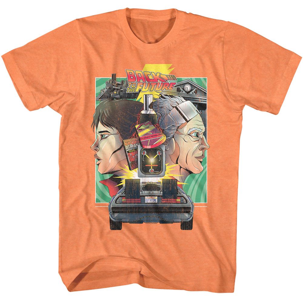 Cantaloupe Back to the Future t-shirt featuring Back to the Future Poster design
