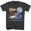 Smoke gray Back to the Future t-shirt featuring Back to the Future Where We're Going design