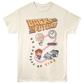 Natural Back to the Future t-shirt featuring Back to the Future No Concept Of Time design