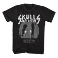 Black Beavis and Butthead t-shirt featuring Beavis and Butthead Skulls Are Cool design