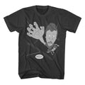 Smoke gray Beavis and Butthead t-shirt featuring Beavis and Butthead Elevator design