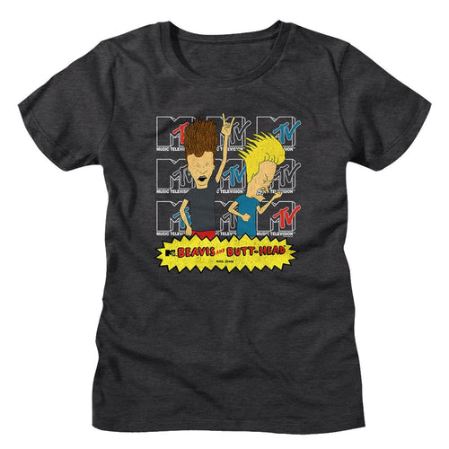 Beavis and Butthead Ladies T-Shirt - Logos