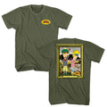 Military green Beavis and Butthead t-shirt featuring Beavis and Butthead Rich And Stuff design
