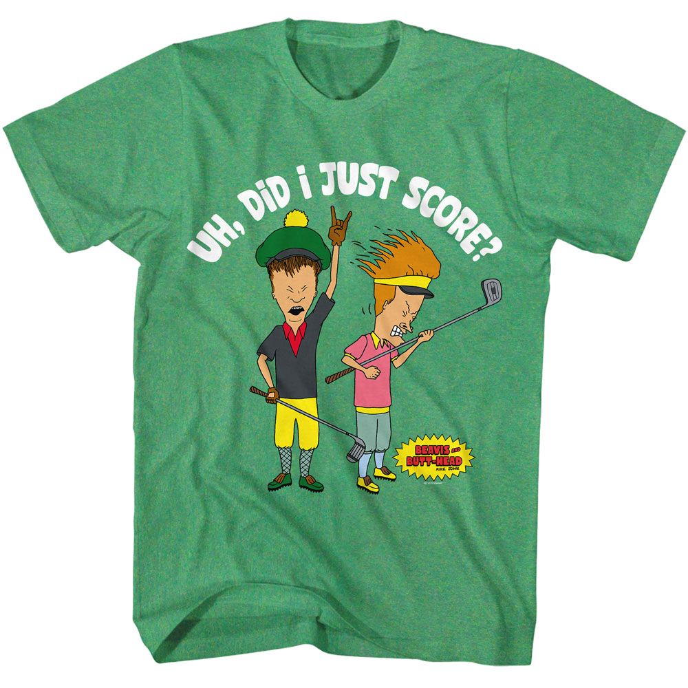 Kelly heather Beavis and Butthead t-shirt featuring Beavis and Butthead Did I Just Score design