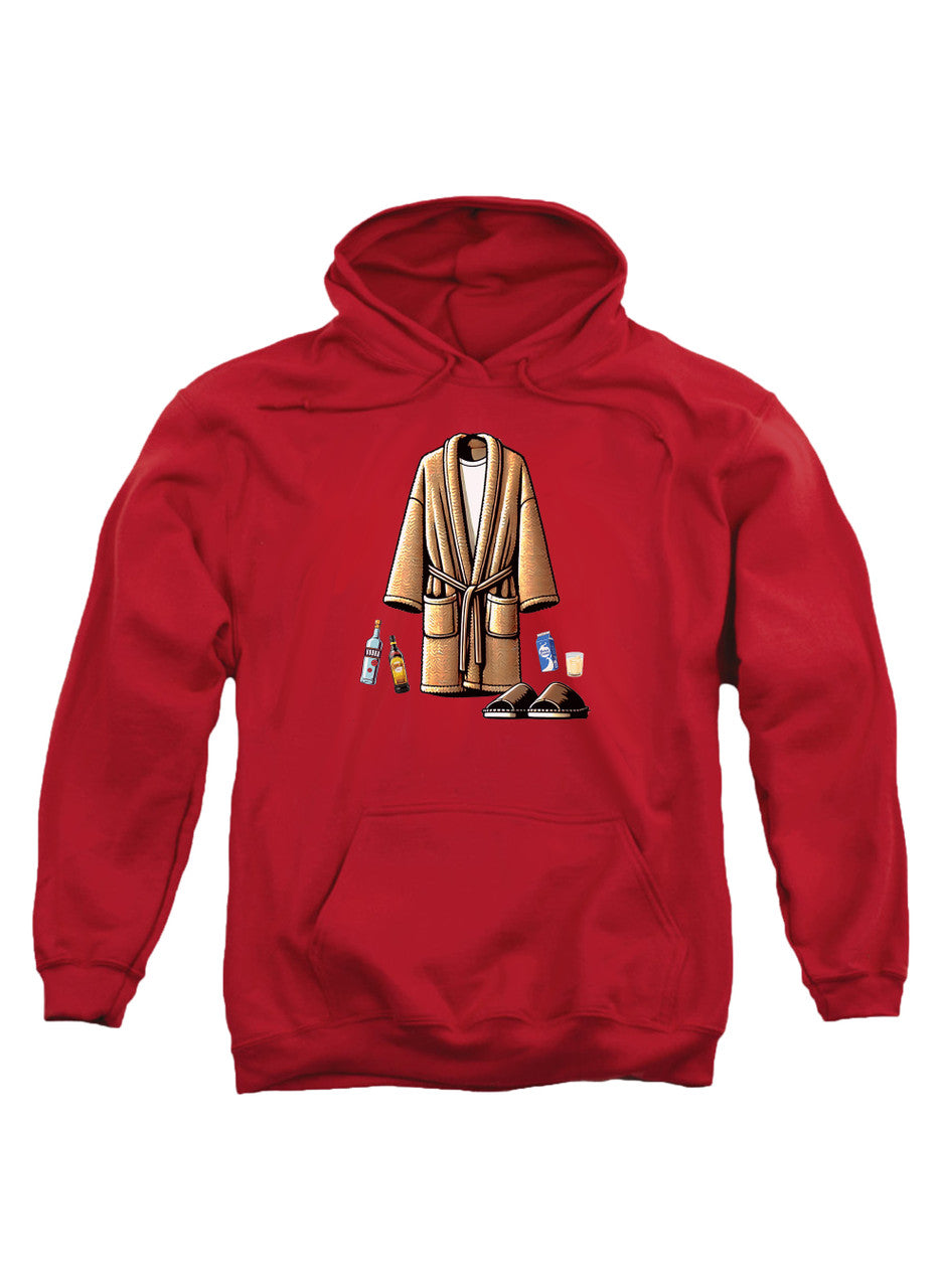 Red Bare Essentials Hoodie
