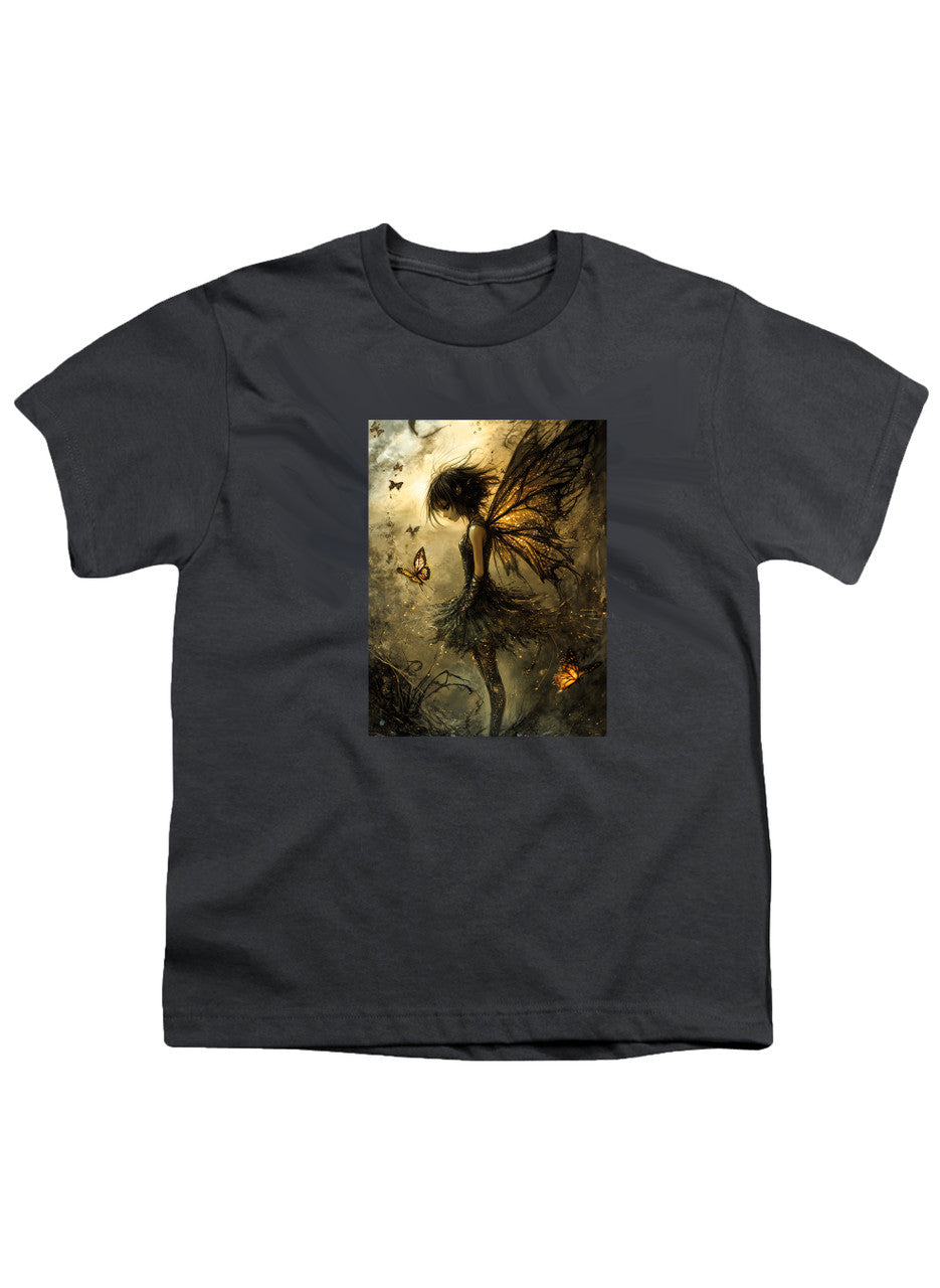 Charcoal Beautiful Fairy Youth/Toddler T-Shirt