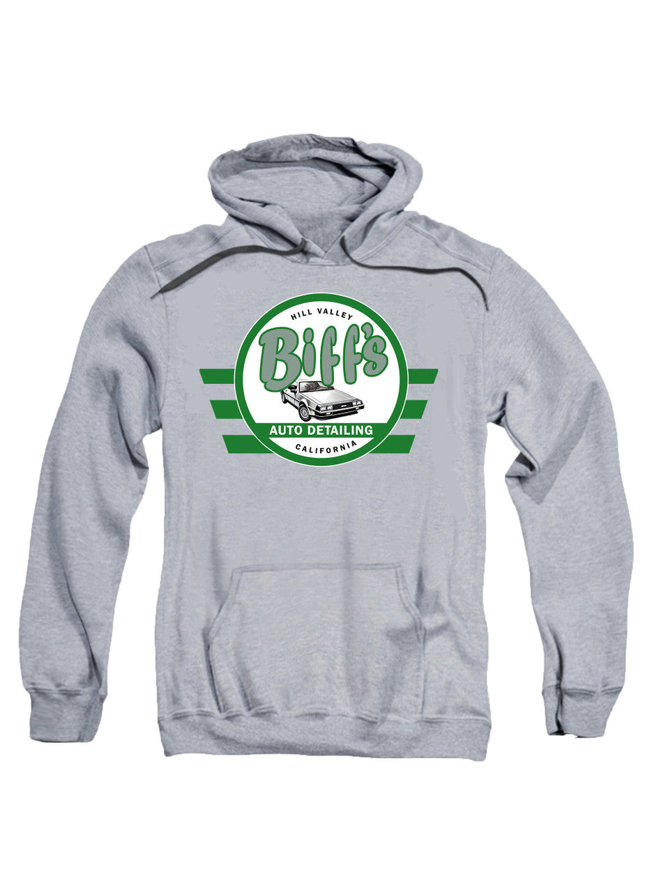 Gray Biff's Auto Detailing Hoodie