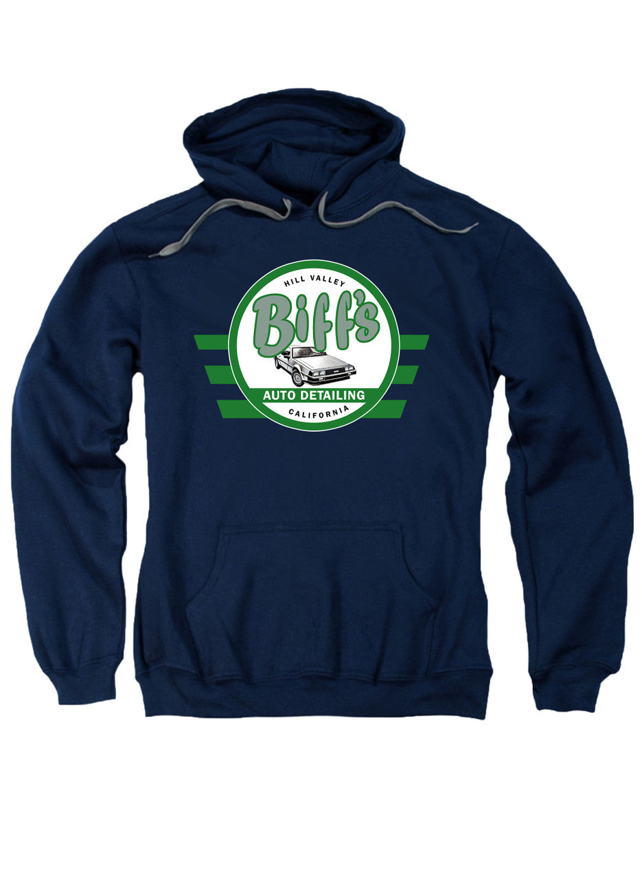 Navy Biff's Auto Detailing Hoodie