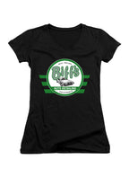 Black Biff's Auto Detailing Juniors V-Neck T-Shirt
