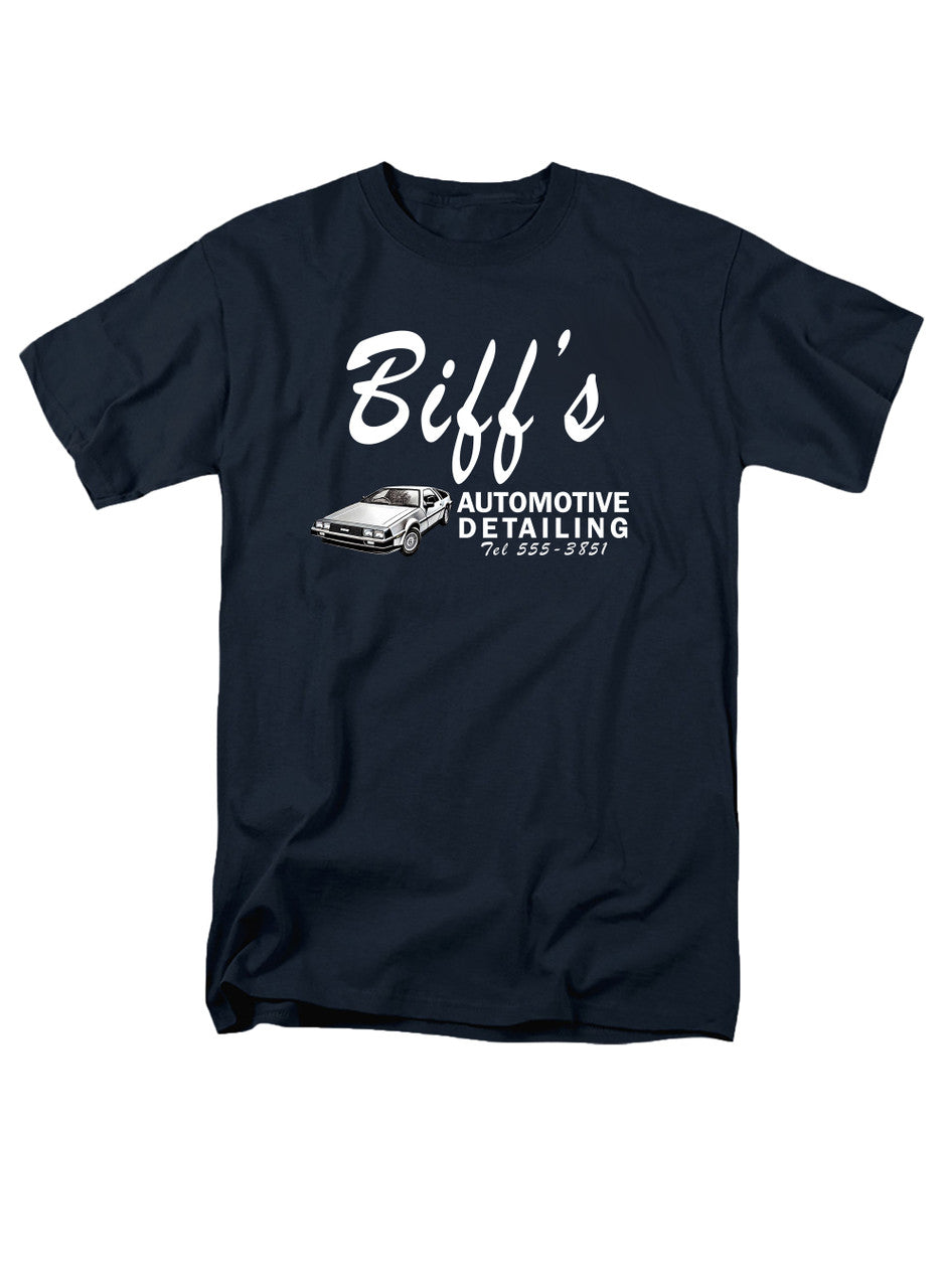 Navy Biff's Automotive Detailing T-Shirt