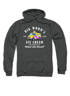 Charcoal Big Worm's Ice Cream Hoodie