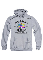 Gray Big Worm's Ice Cream Hoodie