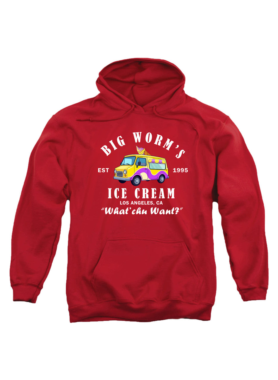 Red Big Worm's Ice Cream Hoodie