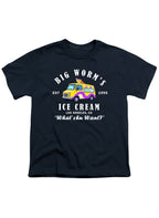 Navy Big Worm's Ice Cream Youth/Toddler T-Shirt