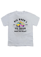 White Big Worm's Ice Cream Youth/Toddler T-Shirt